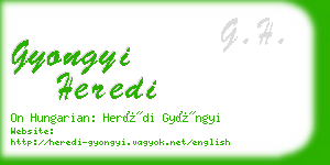 gyongyi heredi business card